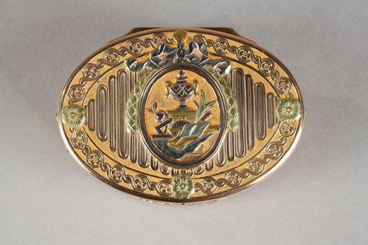 Louis XV gold snuffbox, Francois Chazcroy, 18th century
